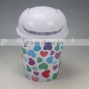 Plastic waste bin