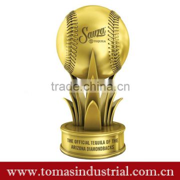 Unique gold plated souvenir custom trophy awards