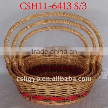 willow basket set of 3