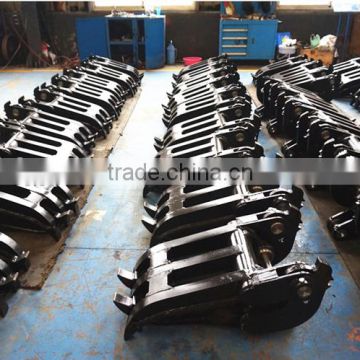 Excavator Log Grapple, Customized 349D2 /305B Excavator Log/Timber/ Wood Grapple Made in Linyi City China