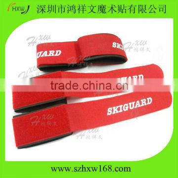 Durable and reusable ski strap with logo printing