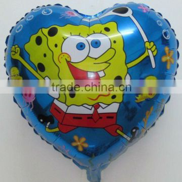 SPIDERMAN Party Ware Balloons/ Character Balloons Spongebob 18" inch 45cm ROUND FOIL BALLOON