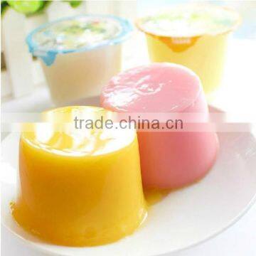 candy snack milk soft taste plastic jelly pudding cup