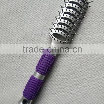 Hot sale high quality fashion plastic hair brush