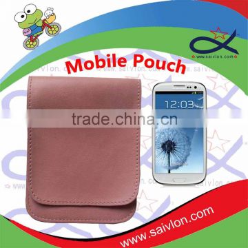 Promotional Leather Smart Cell Phone Bag