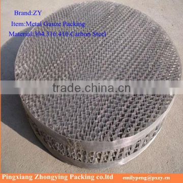 250.500.700m2/m3 Metal Structure Packing, Manufacture Metal Packing