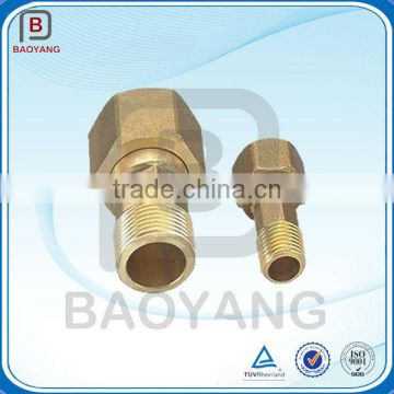 Customized CNC Machining Brass Fitting Brass Water Meter Connection