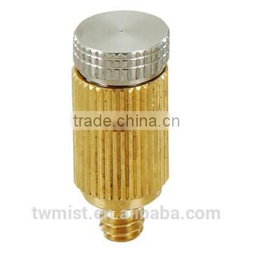 industrial full cone water mist brass spray jet nozzle for cooling