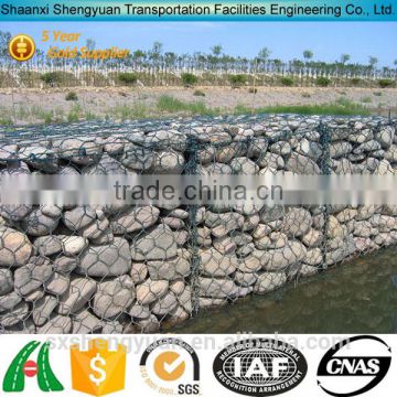 Wholesale PVC Coated Stone Protection Security Hexagonal Gabion Wall