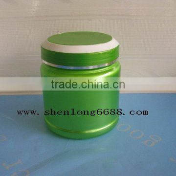 PET 500ml round plastic cosmetic cream jar