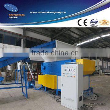 CE Plastic shredder with Crusher two in one machine