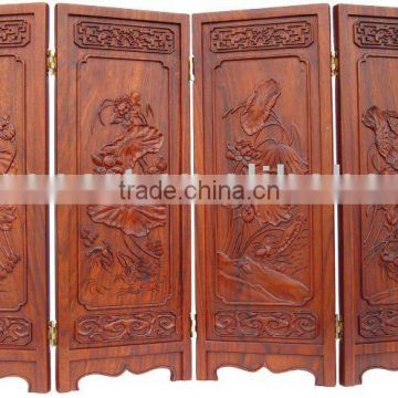 wood carving (harmonious accordion partition)