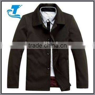 Men's Fashion long jacket softshell