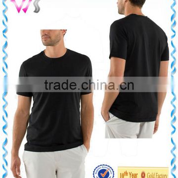 custom made blank round neck modal tee shirt for men
