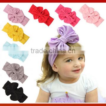 Kids Headband With Colorful Bow/Baby Or Children's Colored Accessories/Kids Elastic Headband