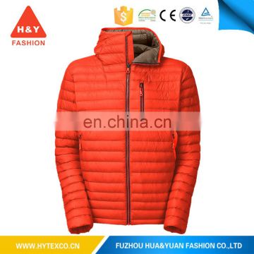 Promotional low price customized color casual light colorful padded jacket for men