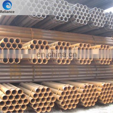 PVC plastic package price of erw carbon black steel pipe