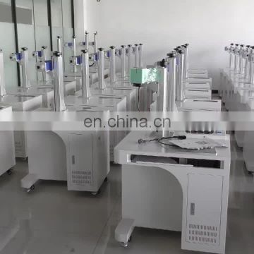 Jinan mini desktop fiber laser marking machine for deep barcode marking engraving machine for metal plastic