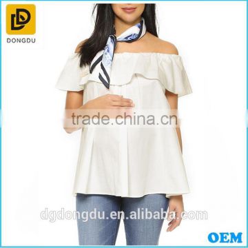 2016 Hot sale casual maternity blouse design