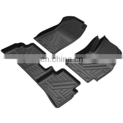 Luxury Waterproof Anti-slip RHD 3D TPE Carpet Car Floor Mat Use For Hyundai Verna