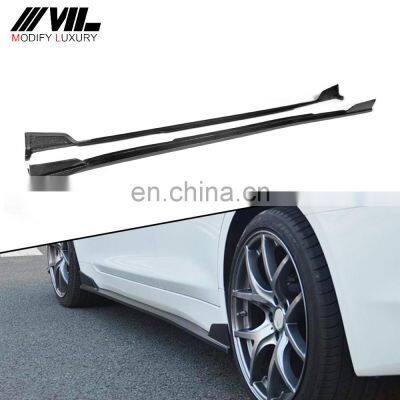 Modify Luxury Carbon Q50 Car Side Skirts for Infiniti Q50 2014 UP