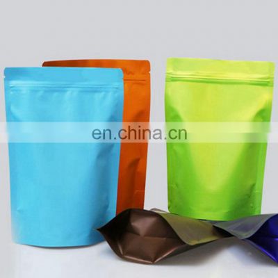 Customized printed high quality flat bottom pouch for coffee