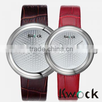 Girlfriend Boyfriend Quartz Wrist Watch Fashion Lover Valentine Watches Stainless Steel case Genuine leather Couple Watches