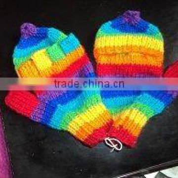 Rainbow Mitten Glove