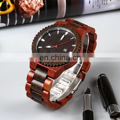 GOHUOS 17001 Wooden Analog Quartz Wristwatches Men Luxury Eomen's Elegant His And Her Watches