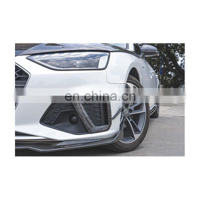 Perfect Fitment Aerodynamic Car Front Fog Lamp Cover Vent Decoration Frame for AUDI A4 S4 B9.5
