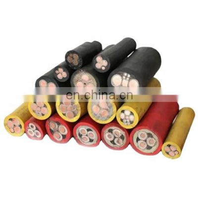 Double Insulated Rubber Sheath Flexible Cable Electric Trailing Rubber Cables For Use In Mines