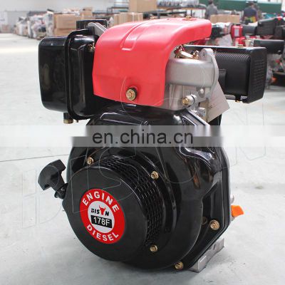 Bison China 178Fa 6hp 44 Kw Electric Start Air Cool Diesel Engine