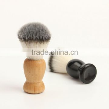 Custom personalized Classic Black Resin Handle Synthetic Hair Shaving Brush Grooming Tool