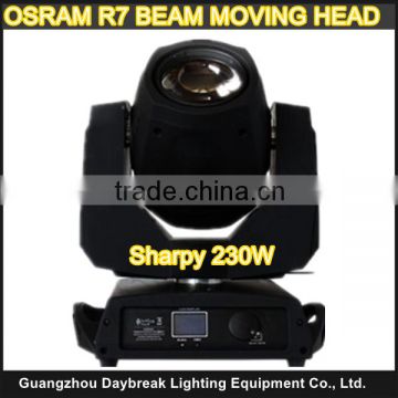 factory directly offer 7r beam moving head light/230w sharpy 7r beam moving head light/