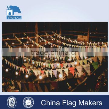 outdoor promotional square bunting flag