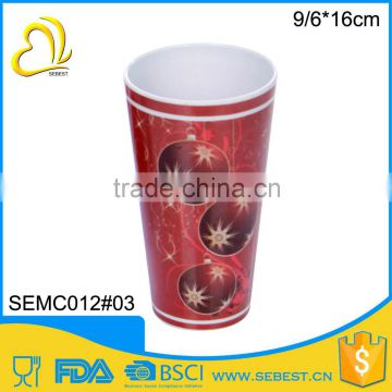 low price plastic no handle red cups