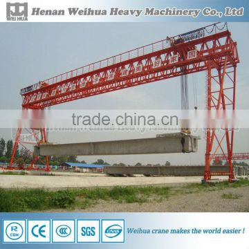 Weihua 10 ton motorized gantry crane on rails