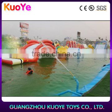 2016 Hot sale aqua park equipment inflatable, inflatable water park supplies,water park slides for sale