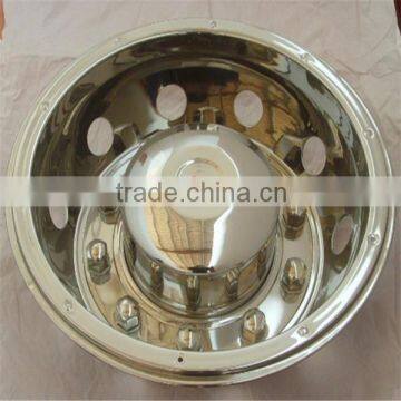 22.5''stainless steel wheel cover,truck wheel trim hubcap