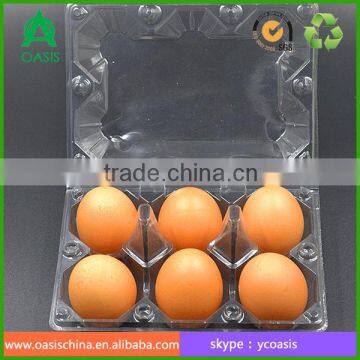 Free sample wholesale PET/PVC plastic egg packing boxes