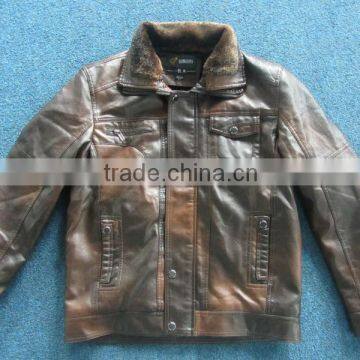 MAN'S PU LEATHER JACKET