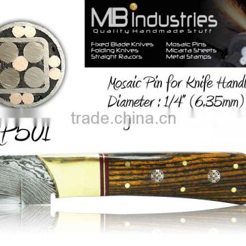 Mosaic Pins for Knife Handles MP501 (1/4") 6.35mm