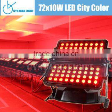 The Most Popular 72X10W LED City Color