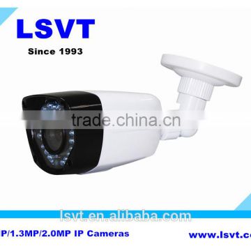 LSVT IP835 high configuration 1.0MP/1.3MP/2.0MP waterproof IP bullet cameras, with IR cut, POE, Support Onvif