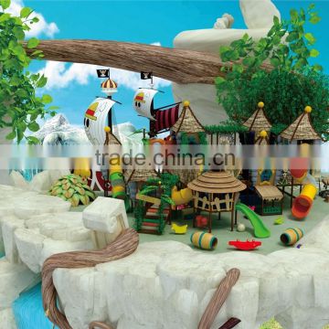 Kaiqi Updated LLDPE indoor playground equipment forest theme KQ60263A