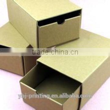 customized printing kraft paper two pieces drawer box