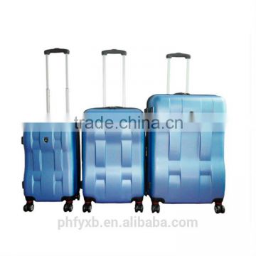 ABS 3 Pcs Fashion trolley case /Hard with 8 wheels luggage/Business trolley luggage
