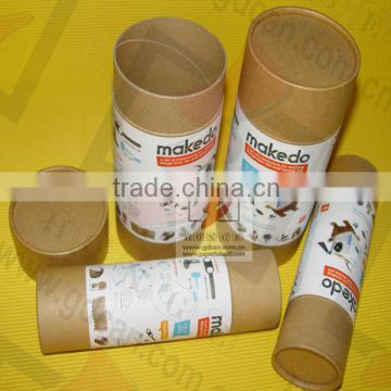 full color Matt printing paper on rolled edge paper tube with your own design