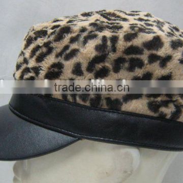 Fashion women leopard winter hats
