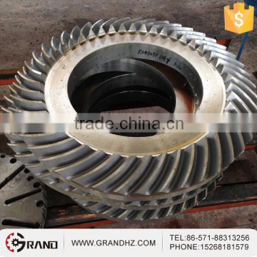 High quality steel casting 20CrNi3A Spiral bevel gear